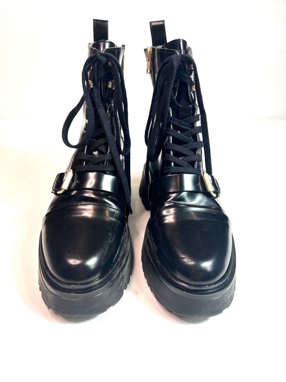 All Saints Stellar Leather Boots Size 38 - Picture 4 of 16